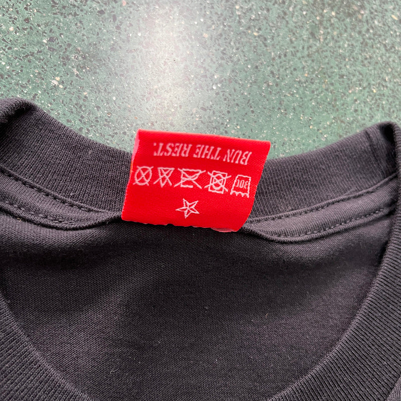 CORTEIZ GRASS ROUND TEE BLACK