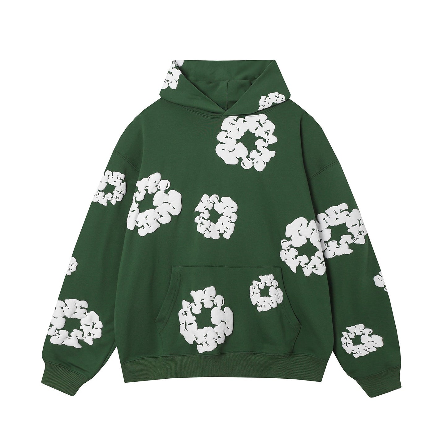 DENIM TEARS COTTON WREATH HOODIE DARK GREEN