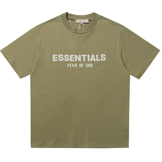 Fear Of God ESSENTIALS Logo T-Shirt Green