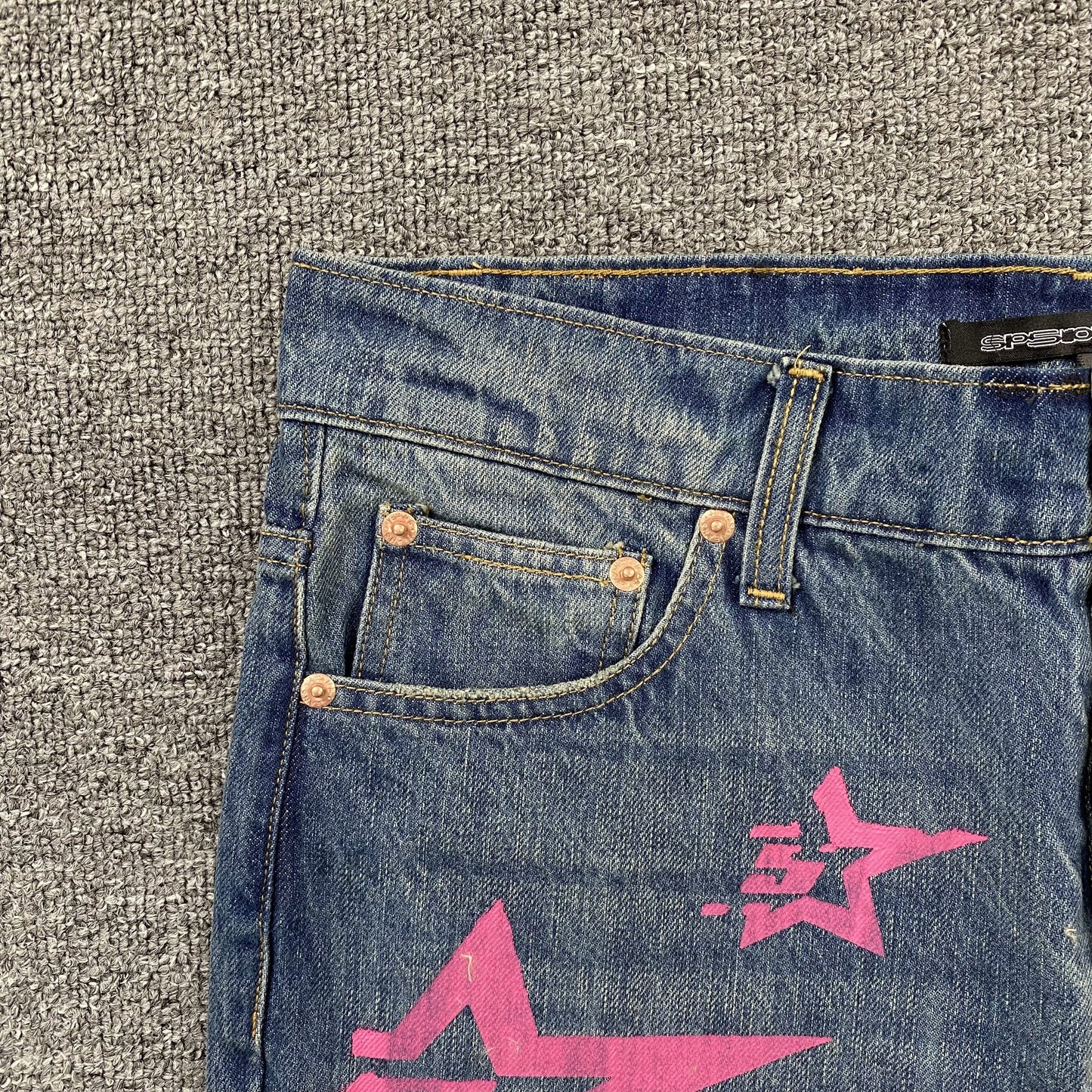 SP5DER 5STAR VINTAGE JEANS INDIGO