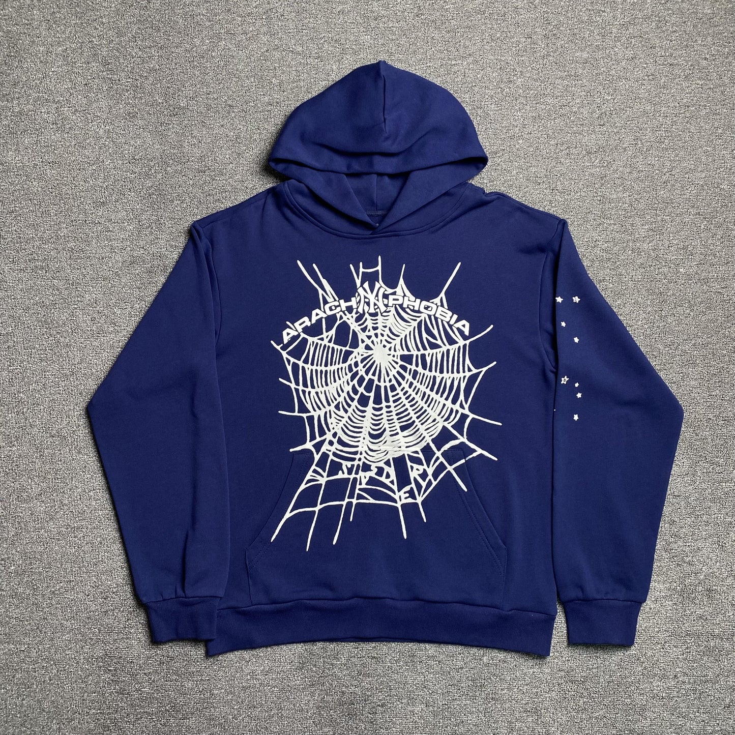 SP5DER ARACH NY PHOBIA HOODIE NAVY