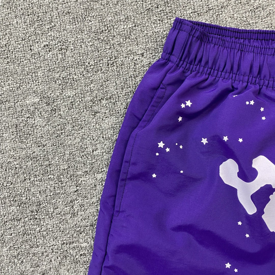 SP5DER OG WEB DOUBLE LAYER SHORT PURPLE