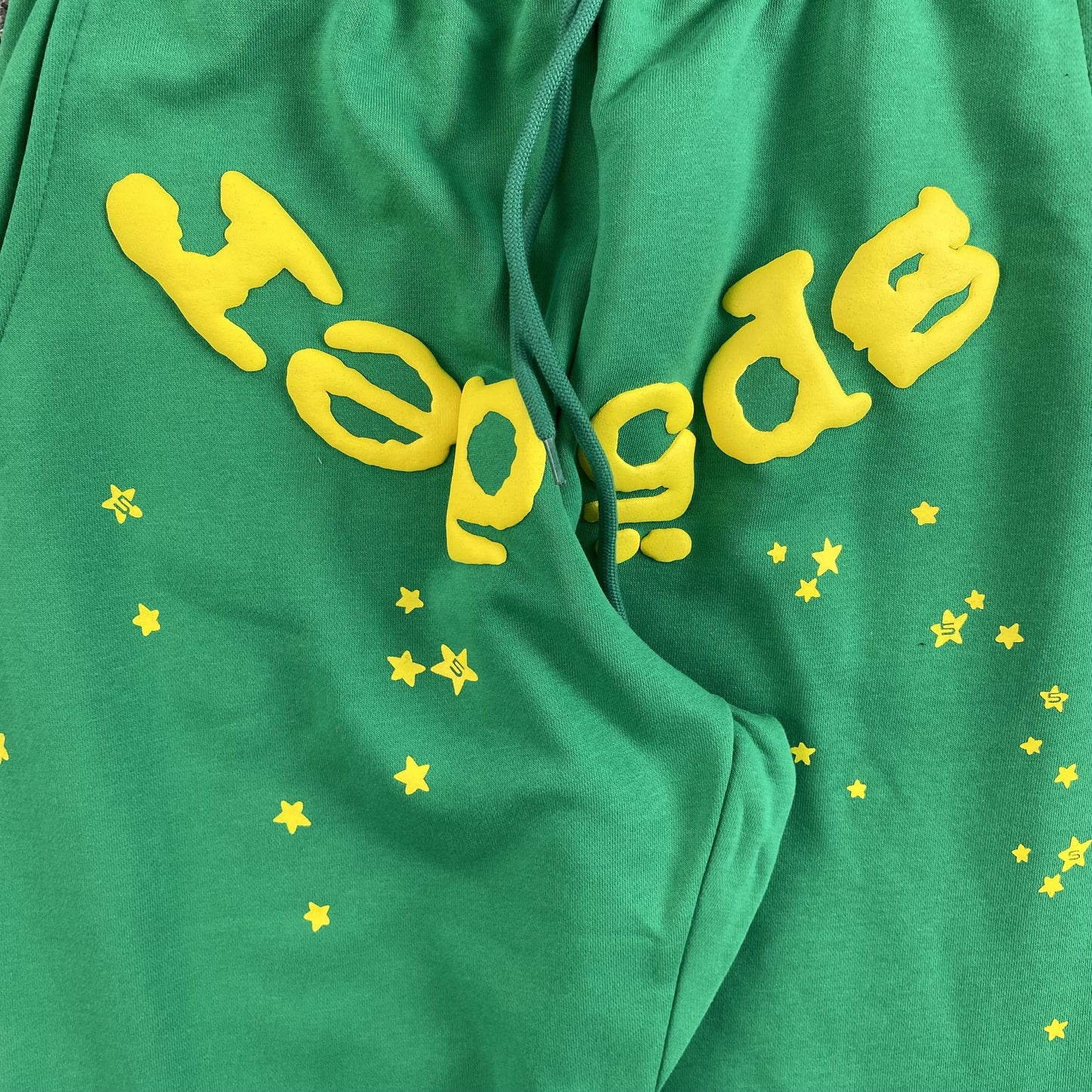 SP5DER STAR OG WEB V2 SWEATPANTS SLIME GREEN