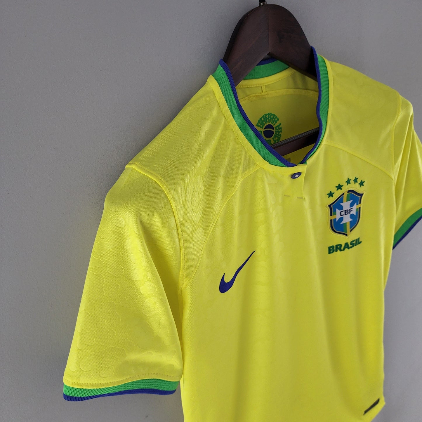 2022 Brasil Feminino Copa do Mundo Amarelo