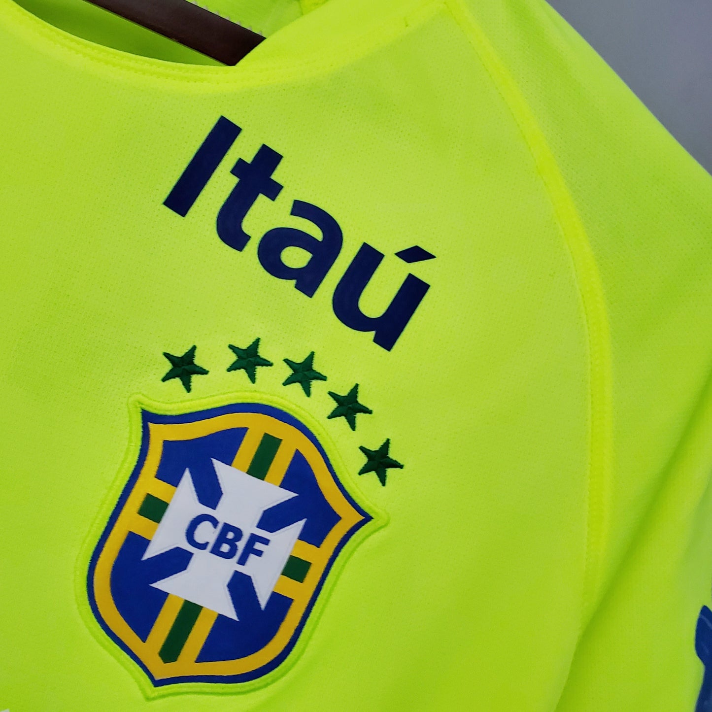 Brasil Traje de Treino Verde Fluorescente