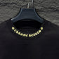 CHROME HEARTS YELLOW COLLAR LONGSLEEVE BLACK