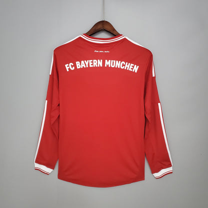 Retro long sleeve Bayern de Munique 13/14 Champions League Home