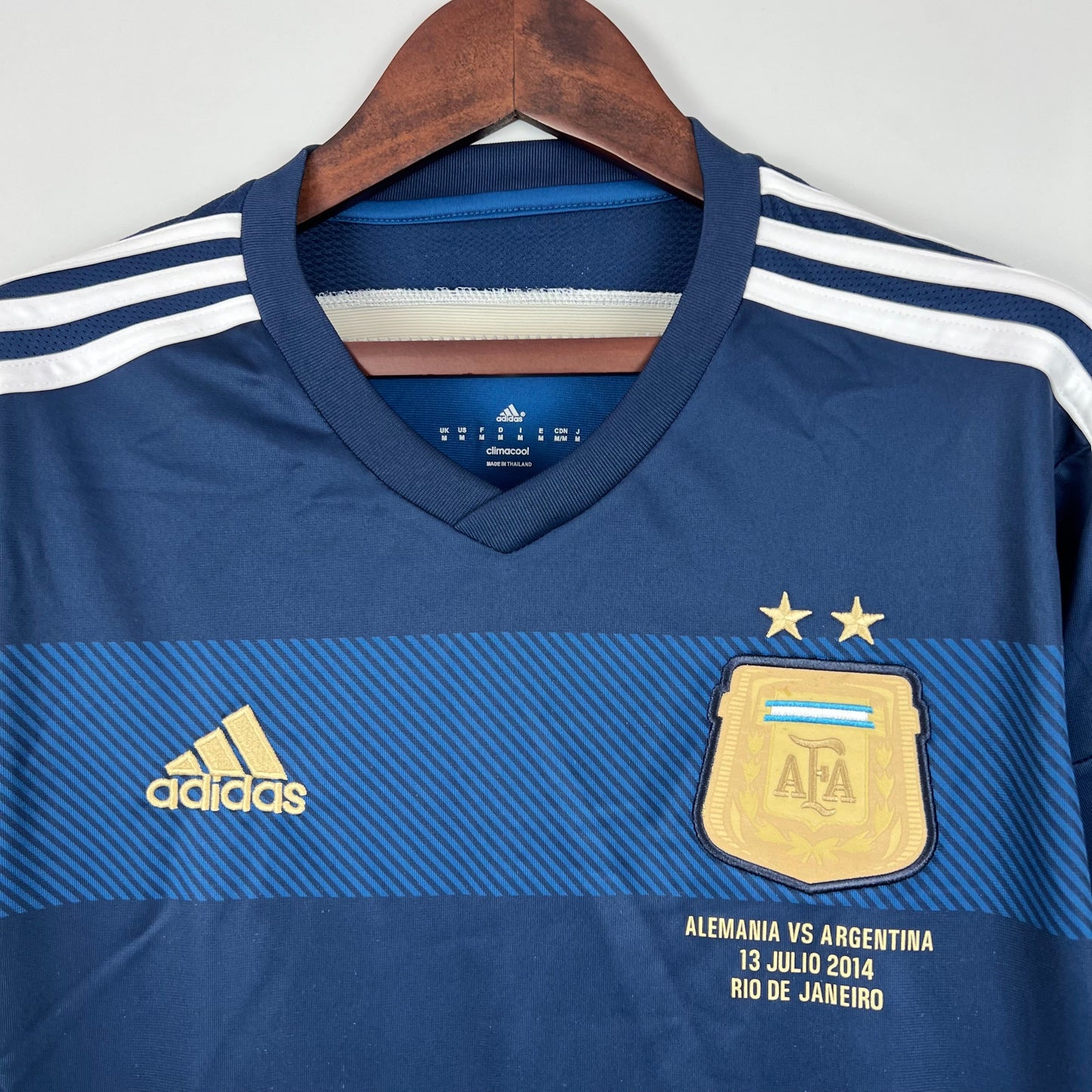 Retro Long Sleeve Argentina 2014 Away