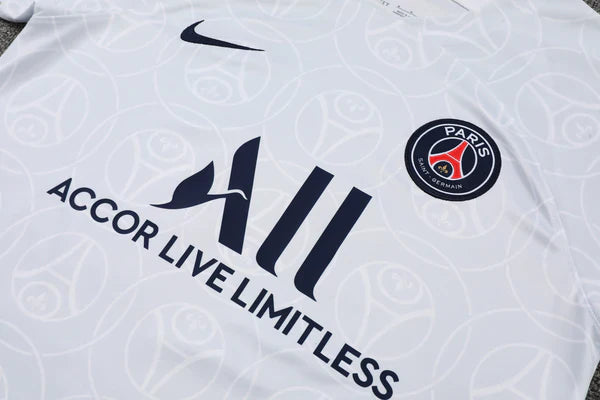 Kit de Treino PSG 23/24 - Branco e Azul