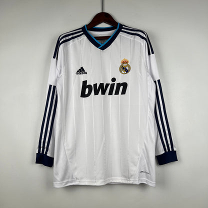 Retro Real Madrid 12/13 Long Sleeve Home