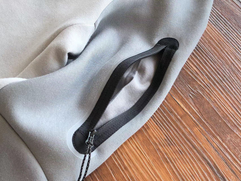 NIKE TECH FLEECE HOODIE x GREY/WHITE