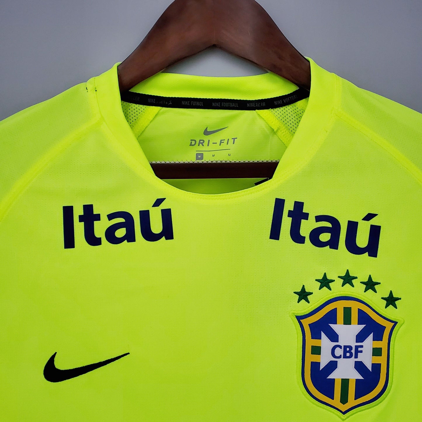 Brasil Traje de Treino Verde Fluorescente