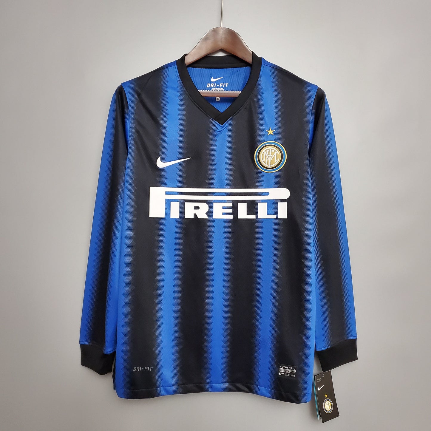 Retro Manga Longa 10/11 Inter Milão Home