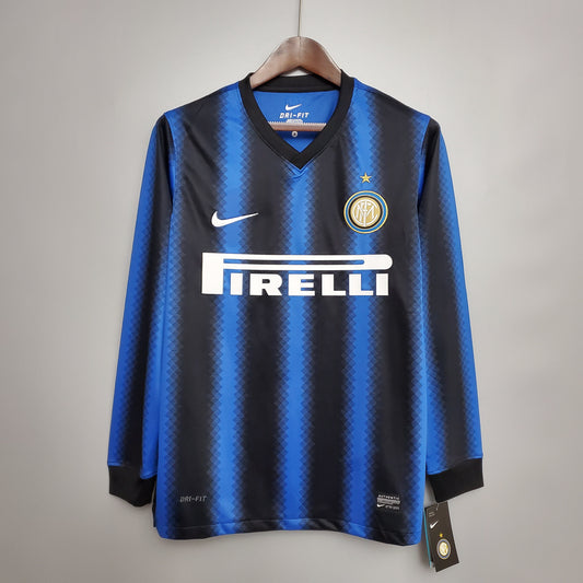 Retro Manga Longa 10/11 Inter Milão Home