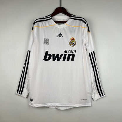 Retro Real Madrid 09/10 Long Sleeve Home