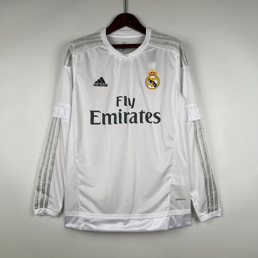 Retro Real Madrid 15/16 Long Sleeve Home