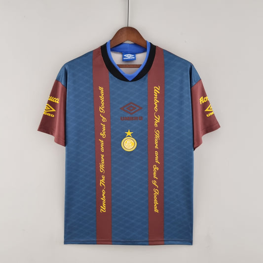 Retro Inter  Milão 94/95 Training Suit Red Blue