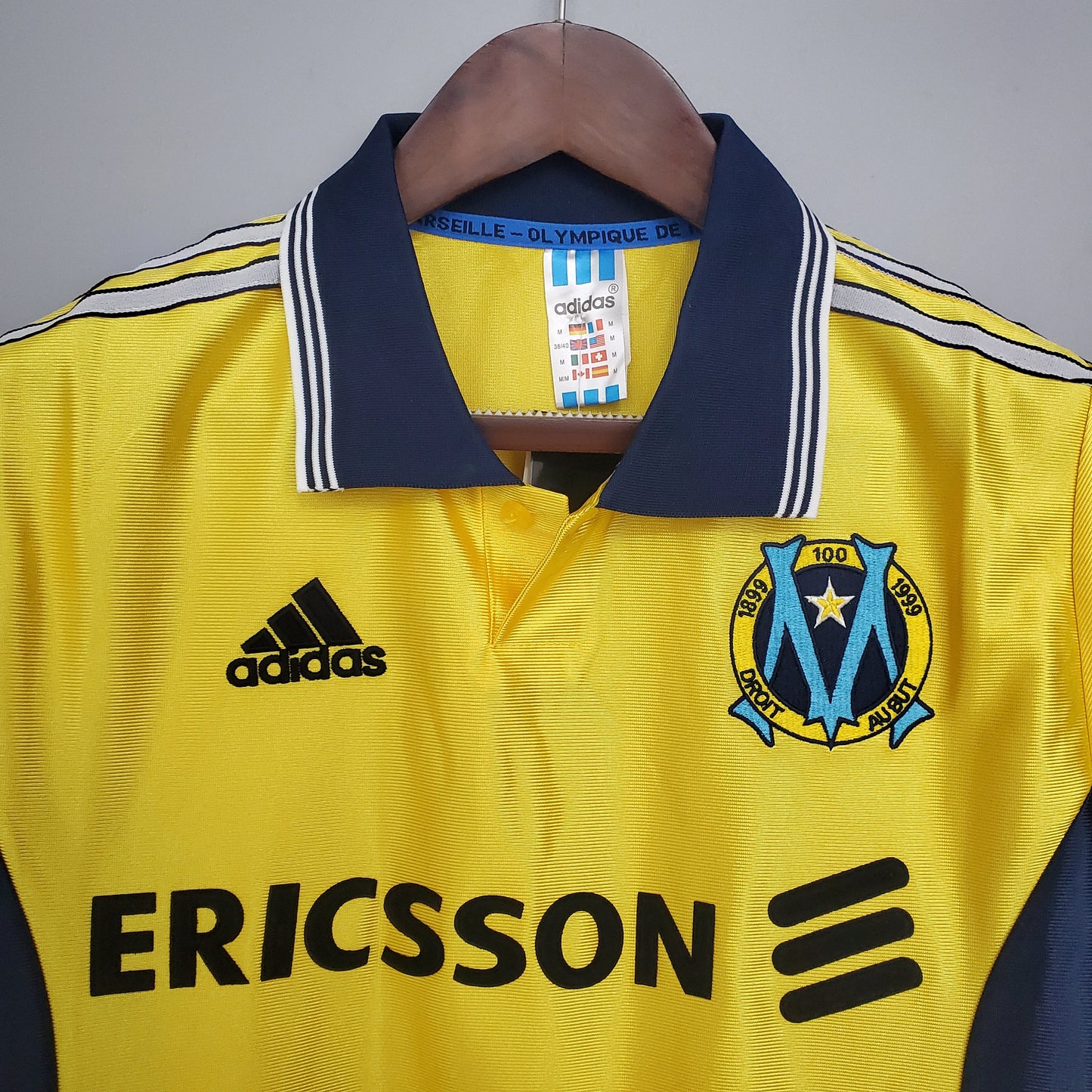 Olympique de Marseille 98/99 Retro Yellow