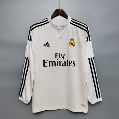 Retro Long Sleeve Real Madrid 14/15 Home