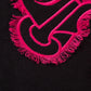CHROME HEARTS PINK HORSE SHOE LOGO SWEATSHIRT BLACK