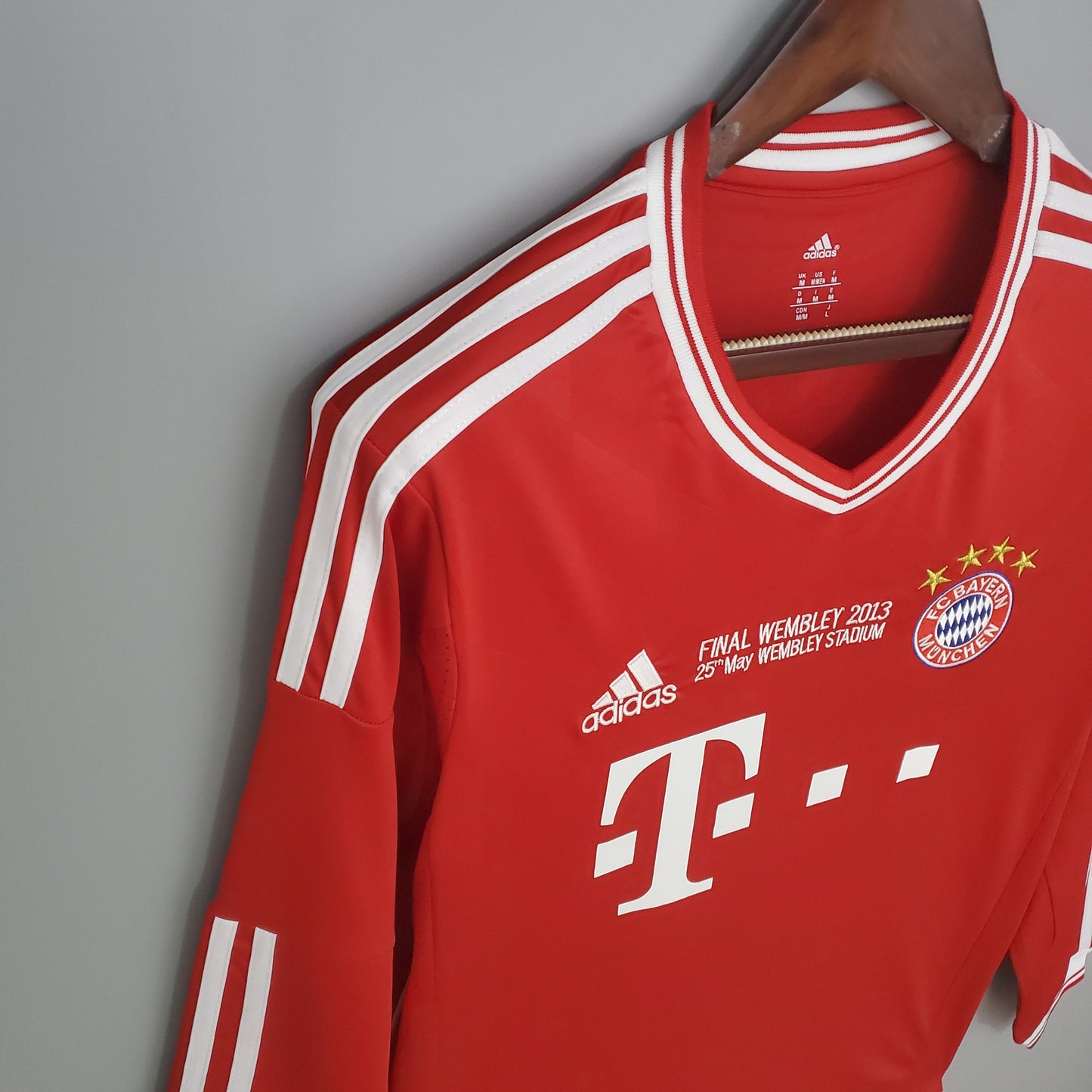 Retro long sleeve Bayern de Munique 13/14 Champions League Home