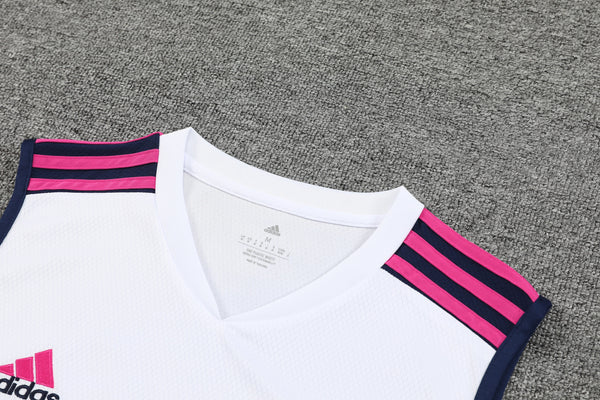 Kit de Treino Regata Arsenal 23/24 - Branco e Rosa