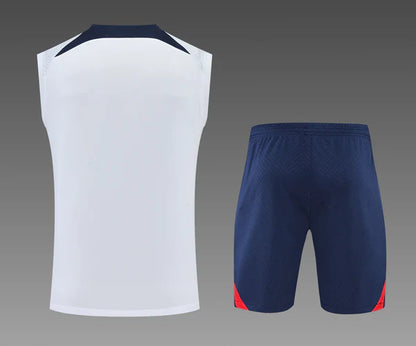 Kit de Treino Regata PSG I 22/23 - Branco e Azul