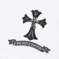CHROME HEARTS BLACK CROSS SWEATSHIRT WHITE