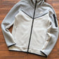 NIKE TECH FLEECE HOODIE x GREY/WHITE