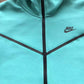 NIKE TECH FLEECE HOODIE x WASHED TEAL