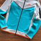 NIKE TECH FLEECE HOODIE x WOLF GREY/AQUAMARINE/ORANGE