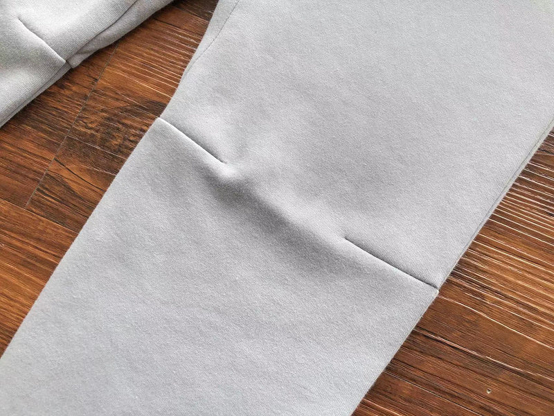 NIKE TECH FLEECE PANTS x WOLF GREY/AQUAMARINE/ORANGE