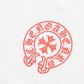 CHROME HEARTS RED HORSE SHOE LOGO SWEATSHIRT WHITE