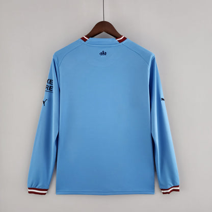 22/23 long sleeve Manchester City home