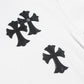 CHROME HEARTS CROSS PATCH SWEATSHIRT WHITE