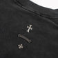 CHROME HEARTS METALLIC CROSS SWEATSHIRT BLACK