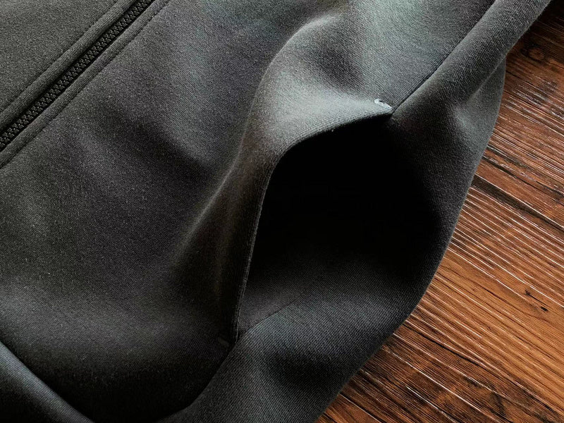 NIKE TECH FLEECE HOODIE x BLACK/DARK SMOKE GREY