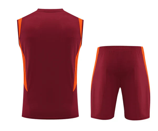 Kit de Treino Regata Manchester United 23/24 - Vermelho