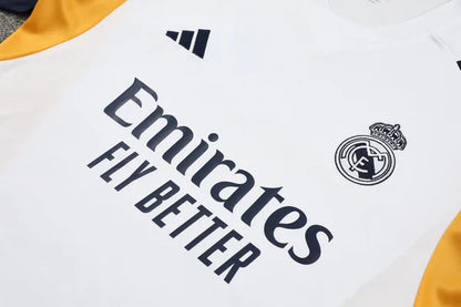 Kit de Treino Real Madrid I 23/24 - Branco e Azul