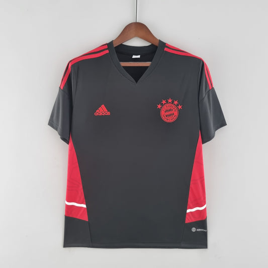 Bayern de Munique 22/23 Treino Preto e Vermelho