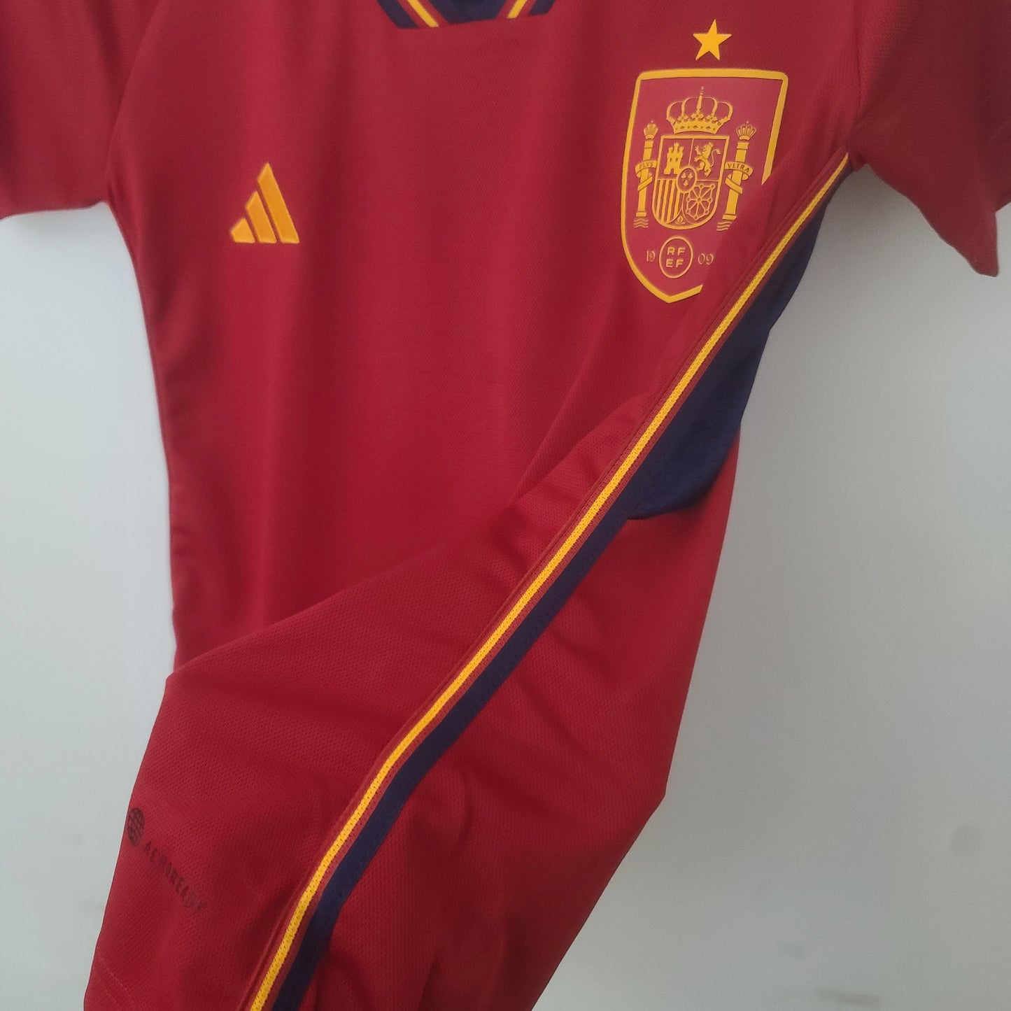 2022 Feminino Espanha Home Qatar Copa do Mundo