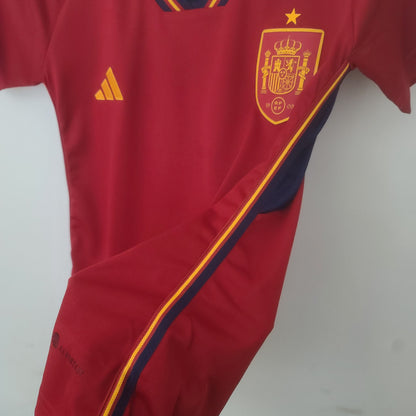 2022 Feminino Espanha Home Qatar Copa do Mundo