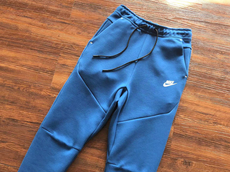 NIKE TECH FLEECE PANTS x BLUE WHITE