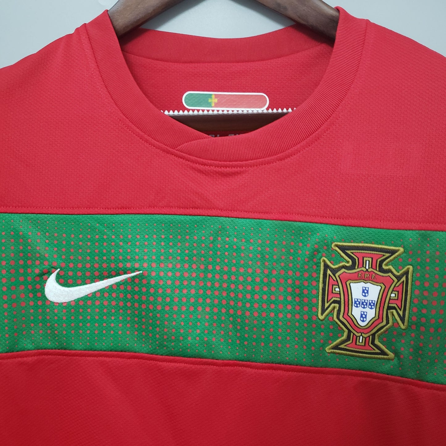 2010 Portugal Red Camisa de Futebol Retro