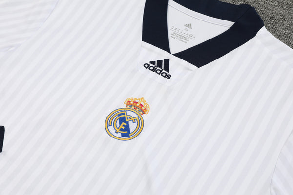 Kit de Treino Real Madrid 23/24 - Branco e Azul