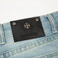 CHROME HEARTS SEX EMBROIDERED JEANS BLUE