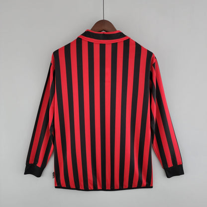 Retro Manga comprida 99/00 AC Milan Home