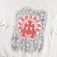 CHROME HEARTS RED HORSE SHOE LOGO SWEATSHIRT WHITE