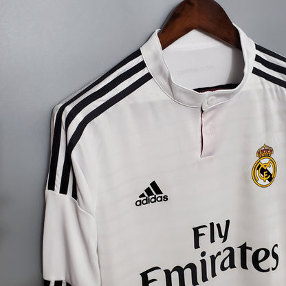 Retro Long Sleeve Real Madrid 14/15 Home