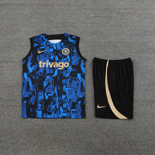 Kit Camisa Regata e Short Chelsea 23/24